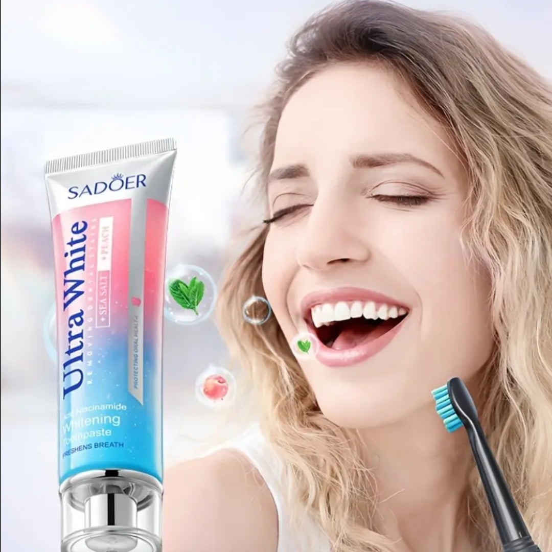 Peach Sea Salt Whitening Toothpaste