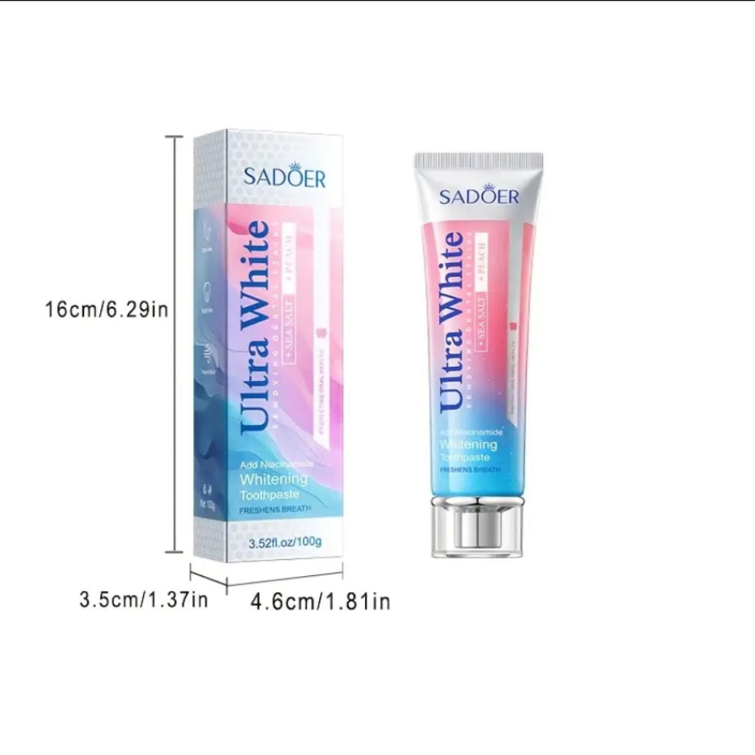 Peach Sea Salt Whitening Toothpaste