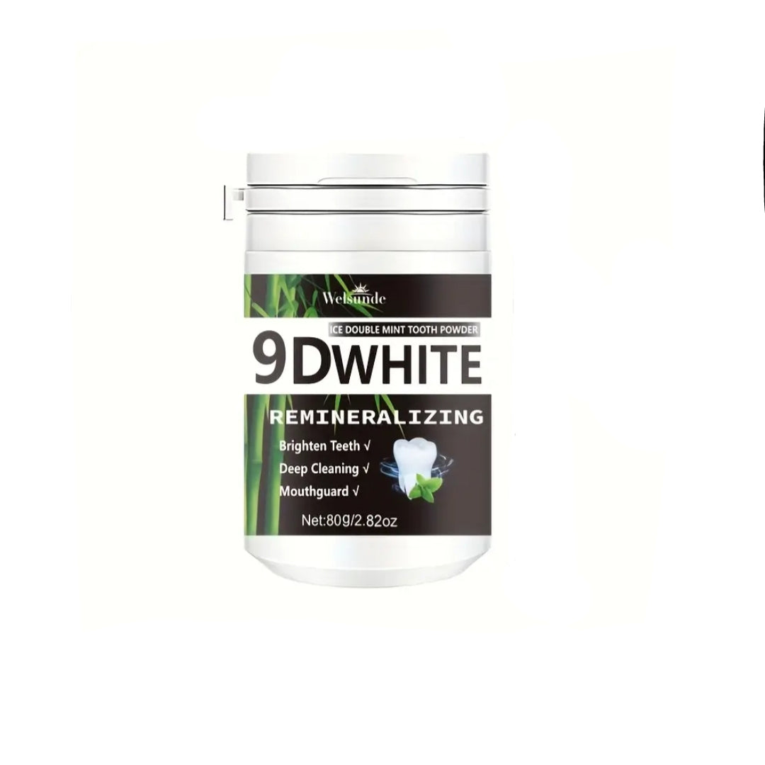 9D White Bamboo Charcoal Mint Tooth Powder