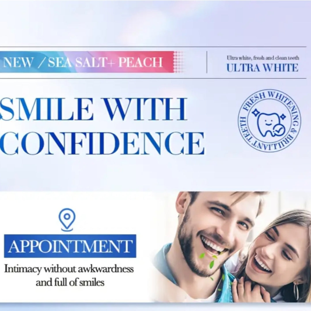 Peach Sea Salt Whitening Toothpaste