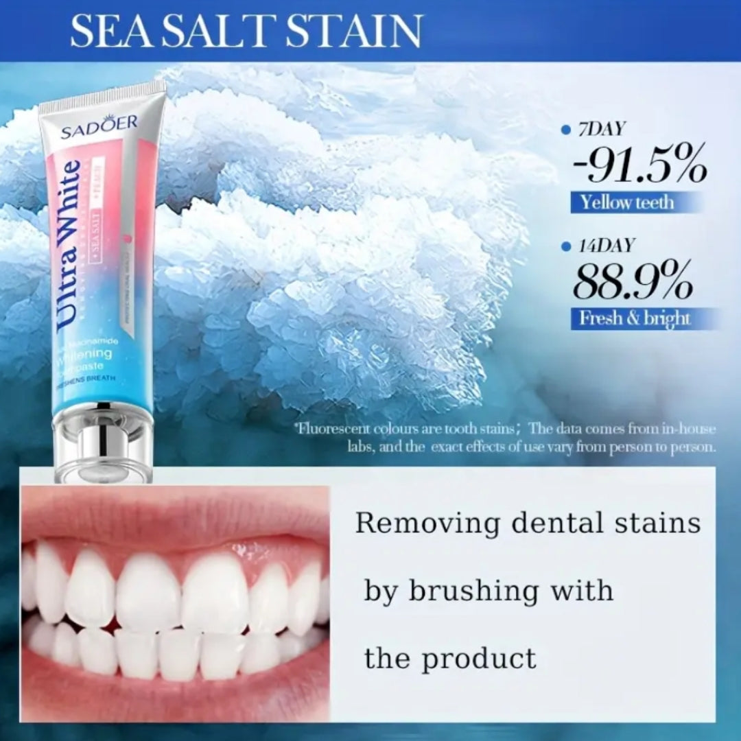 Peach Sea Salt Whitening Toothpaste