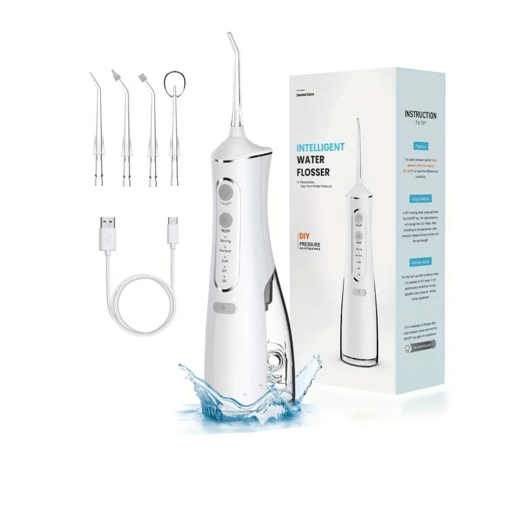 Portable Water Flosser, Cordless Oral Irrigator with Toothpick