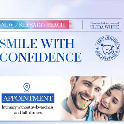 Peach Sea Salt Whitening Toothpaste