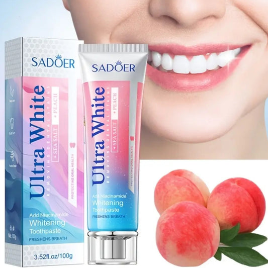 Peach Sea Salt Whitening Toothpaste